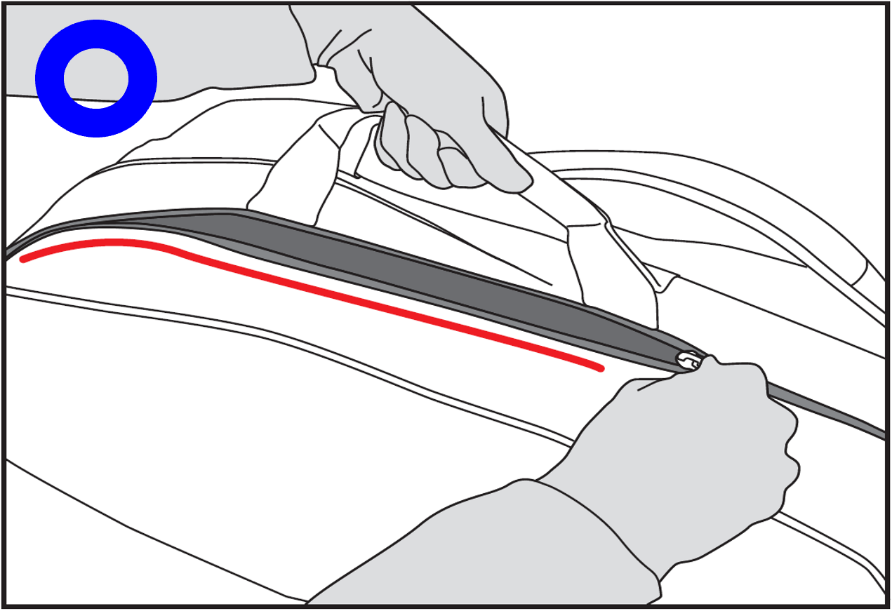 バッグ「ファスナー開閉推奨①」2-2