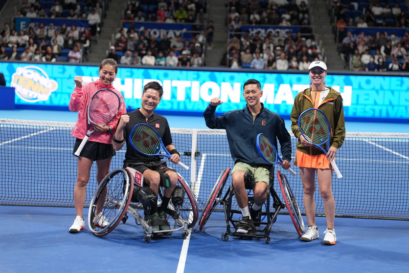 伊達 公子、国枝 慎吾、小田凱人、マルチナ・ヒンギス