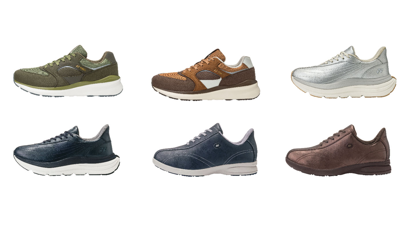 オフコートシューズ4モデルの新デザイン