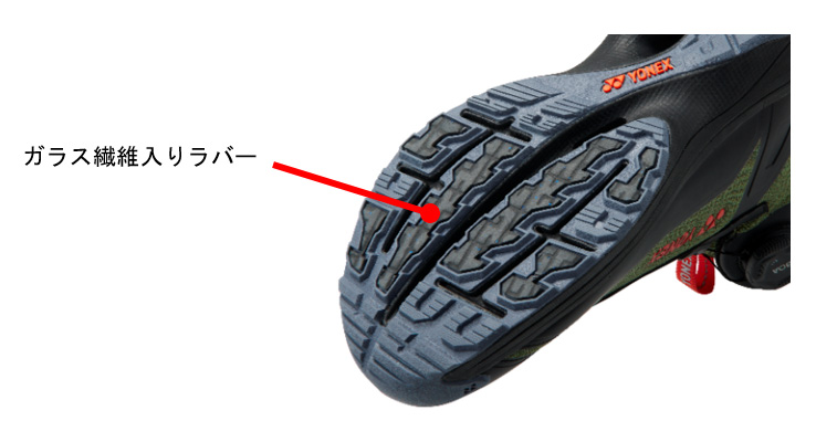 ガラス繊維入りラバー